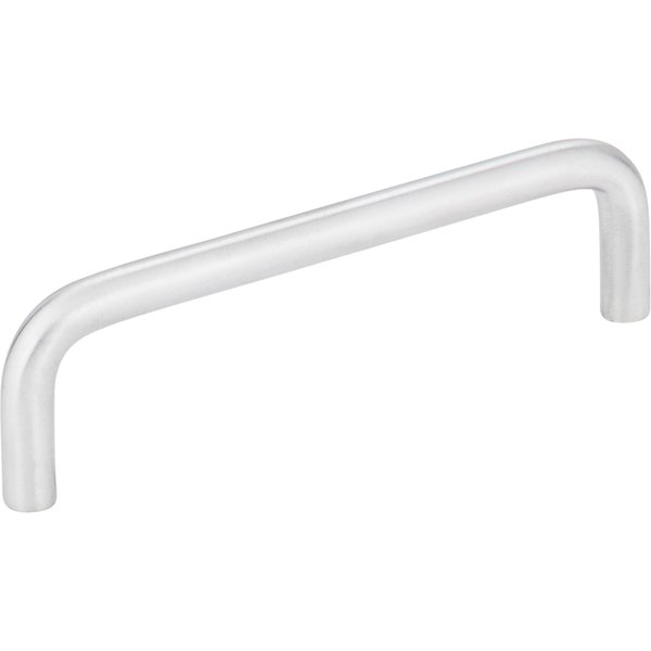 Elements By Hardware Resources 4" Center-to-Center Brushed Chrome Torino Cabinet Wire Pull S271-4BC